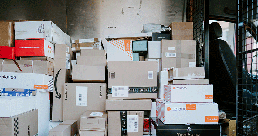 parcel volume boxes in stepvan feature