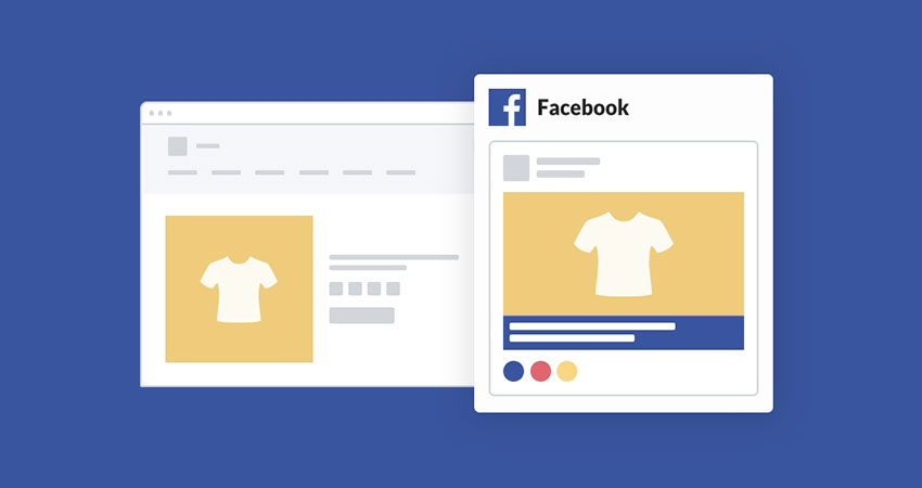 Facebook remarketing illustration feature