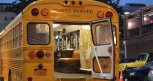 DTC Warby Parker bus store